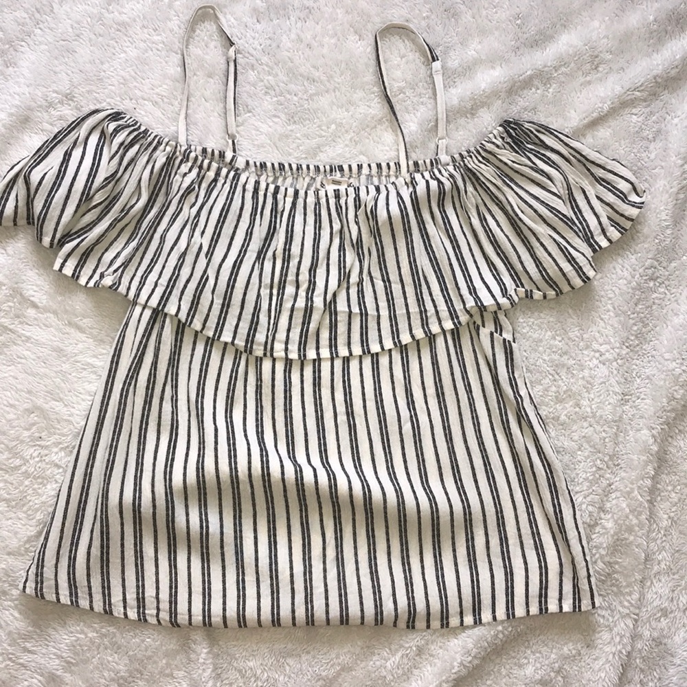 Off the shoulder top with straps